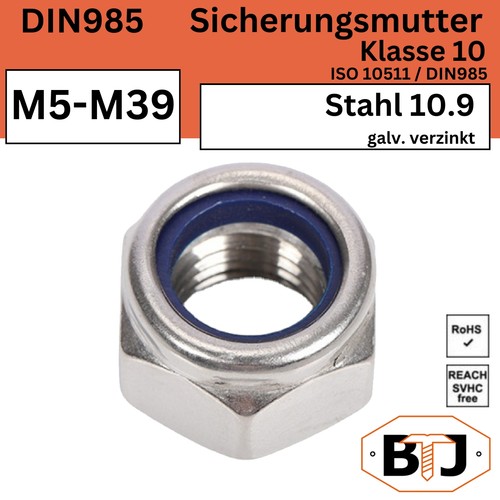 Din 985 selbstsichernde - 985,