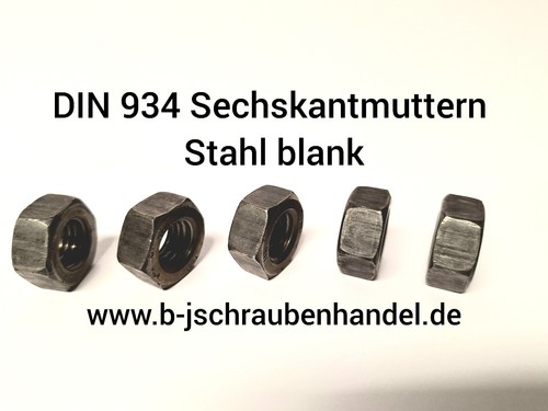 Din 934 sechskantmuttern - 934, -8