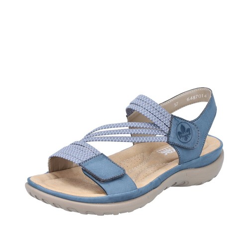 Rieker damen sandale blau - rieker,