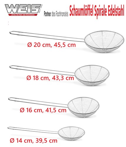 Weis schaumlöffel spirale - weis,