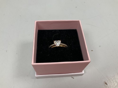 Pandora doppelband herz ring - -,